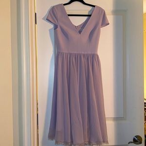 DTP Corey Chiffon Fit & Flare Cocktail Dress SMALL
